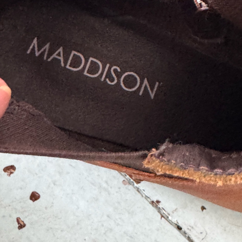 Maddison Size EU 38 Chelsea Boot Wedge sole wooden Nubuck - Picture 12 of 17